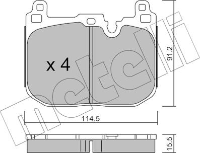 Metelli 22-1015-4 - Jarrupala, levyjarru inparts.fi