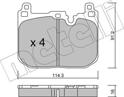 Metelli 22-1015-2 - Jarrupala, levyjarru inparts.fi