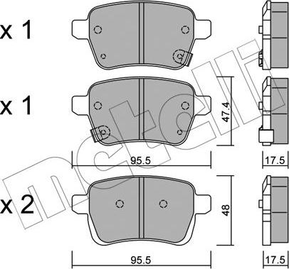 Metelli 22-1012-0 - Jarrupala, levyjarru inparts.fi