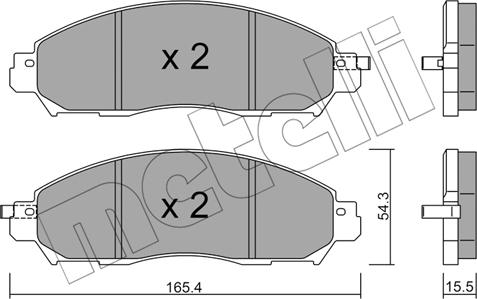 Metelli 22-1081-1 - Jarrupala, levyjarru inparts.fi