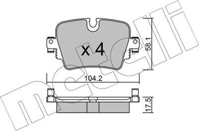 Metelli 22-1036-0 - Jarrupala, levyjarru inparts.fi