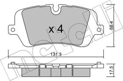 Metelli 22-1025-0 - Öljynsuodatin inparts.fi