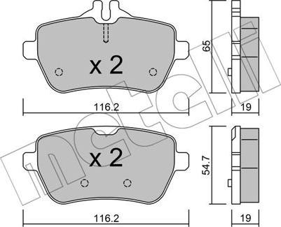 Metelli 22-1022-0 - Öljynsuodatin inparts.fi