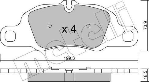 Metelli 22-1027-0 - Jarrupala, levyjarru inparts.fi