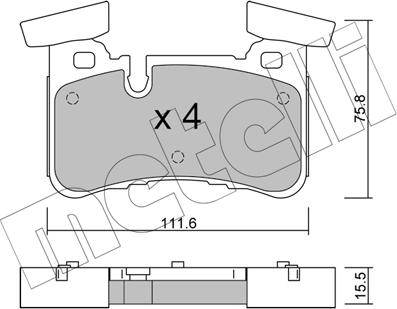 Metelli 22-1199-0 - Jarrupala, levyjarru inparts.fi