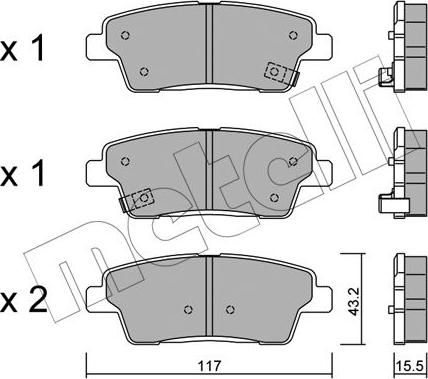 Metelli 22-1140-0 - Jarrupala, levyjarru inparts.fi