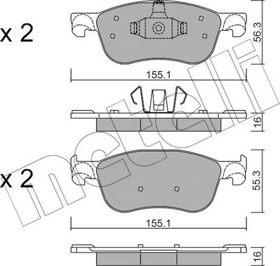 Metelli 22-1142-0 - Öljynsuodatin inparts.fi