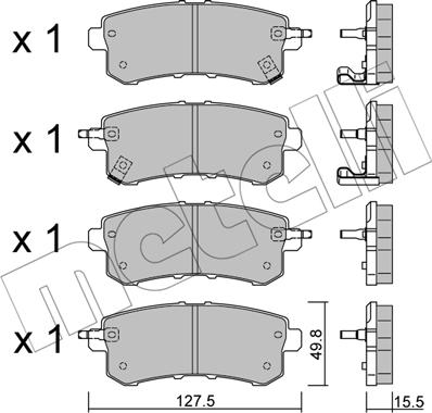 Metelli 22-1155-0 - Jarrupala, levyjarru inparts.fi