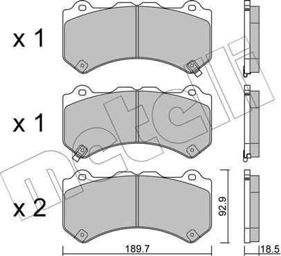 Metelli 22-1156-0 - Jarrupala, levyjarru inparts.fi