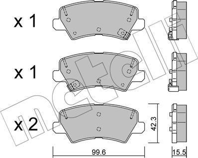 Metelli 22-1166-0 - Jarrupala, levyjarru inparts.fi