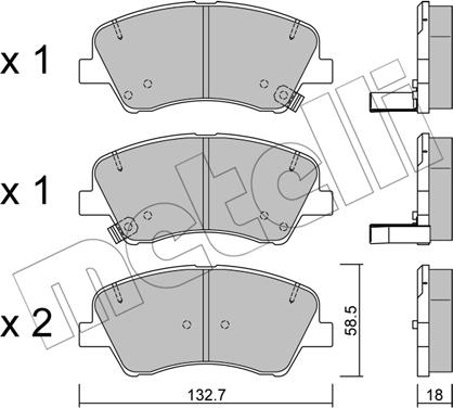 Metelli 22-1167-0 - Jarrupala, levyjarru inparts.fi