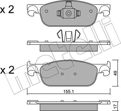 Metelli 22-1109-0 - Öljynsuodatin inparts.fi