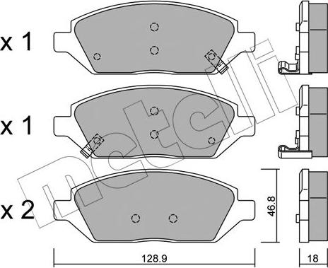 Metelli 22-1113-0 - Jarrupala, levyjarru inparts.fi