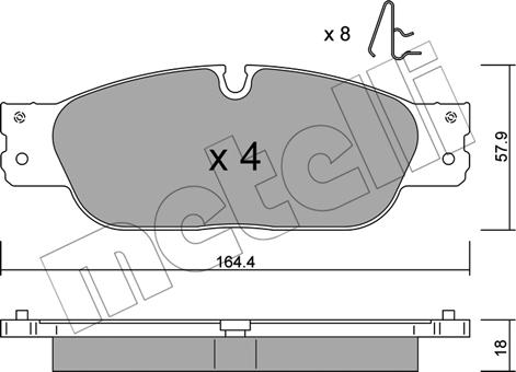 Metelli 22-1189-0 - Jarrupala, levyjarru inparts.fi