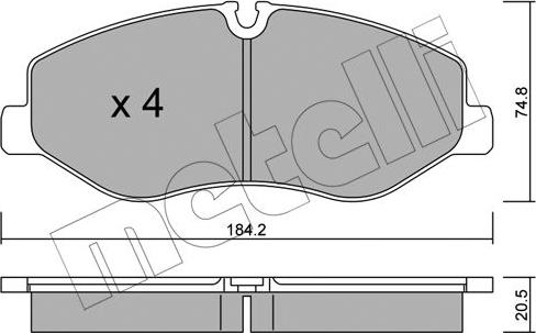 Metelli 22-1139-0 - Öljynsuodatin inparts.fi