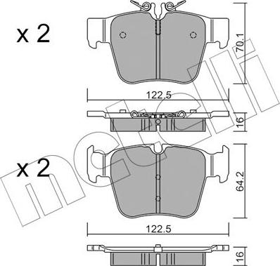 Metelli 22-1135-0 - Öljynsuodatin inparts.fi