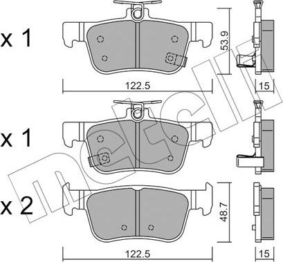 Metelli 22-1131-0 - Öljynsuodatin inparts.fi