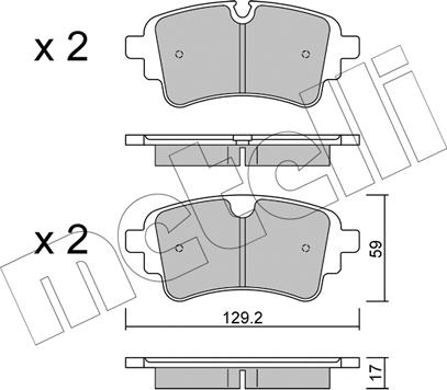 Metelli 22-1129-1 - Öljynsuodatin inparts.fi