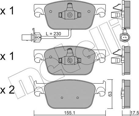 Metelli 22-1125-0 - Öljynsuodatin inparts.fi