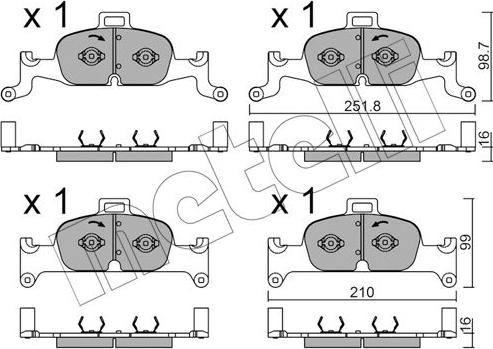 Metelli 22-1126-0 - Jarrupala, levyjarru inparts.fi