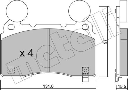 Metelli 22-1179-1 - Jarrupala, levyjarru inparts.fi