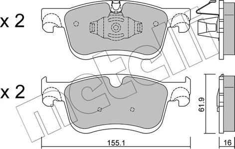 Metelli 22-1349-0 - Jarrupala, levyjarru inparts.fi