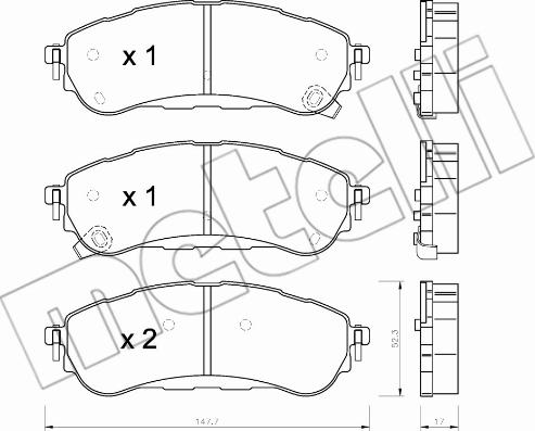 Metelli 22-1344-0 - Jarrupala, levyjarru inparts.fi