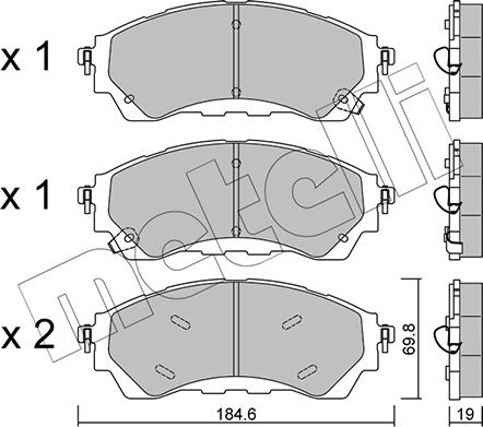 Metelli 22-1343-0 - Jarrupala, levyjarru inparts.fi