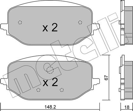 Metelli 22-1351-0 - Jarrupala, levyjarru inparts.fi