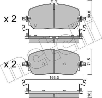 Metelli 22-1357-0 - Jarrupala, levyjarru inparts.fi