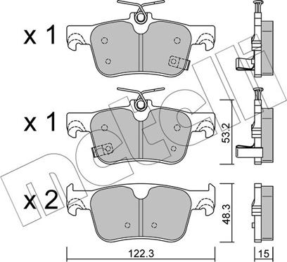 Metelli 22-1363-0 - Jarrupala, levyjarru inparts.fi