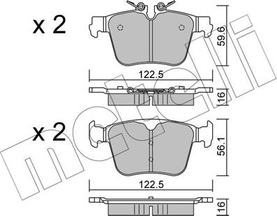 Metelli 22-1329-0 - Jarrupala, levyjarru inparts.fi