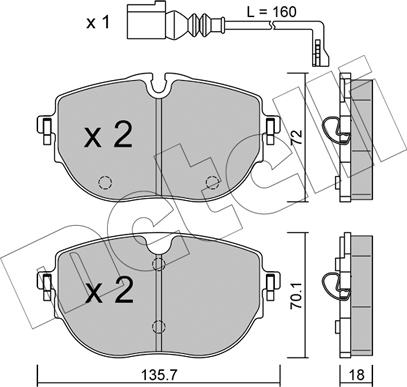 Metelli 22-1321-0 - Öljynsuodatin inparts.fi