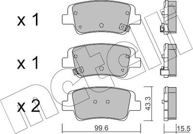 Metelli 22-1371-0 - Jarrupala, levyjarru inparts.fi