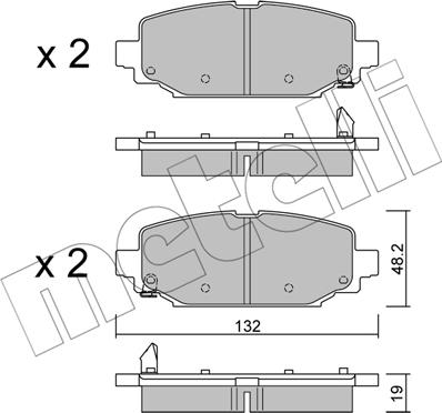 Metelli 22-1210-0 - Jarrupala, levyjarru inparts.fi