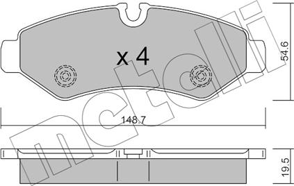 Metelli 22-1275-0 - Öljynsuodatin inparts.fi