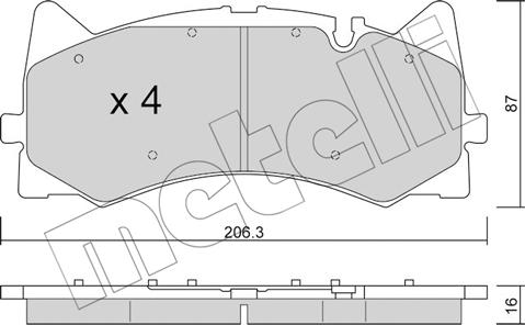 Metelli 22-1271-0 - Jarrupala, levyjarru inparts.fi