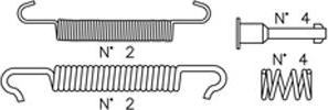 Metelli K372 - Tarvikesarja, jarrukengät inparts.fi