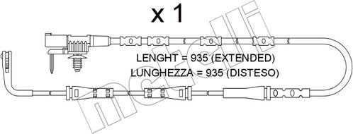 Metelli SU.392 - Kulumisenilmaisin, jarrupala inparts.fi