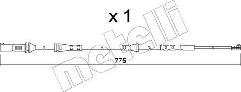 Metelli SU.361 - Kulumisenilmaisin, jarrupala inparts.fi