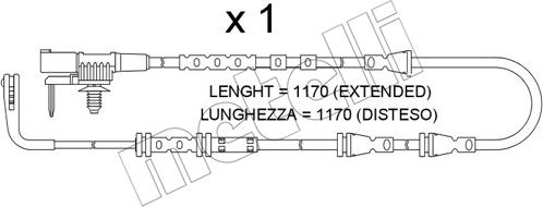 Metelli SU.385 - Kulumisenilmaisin, jarrupala inparts.fi