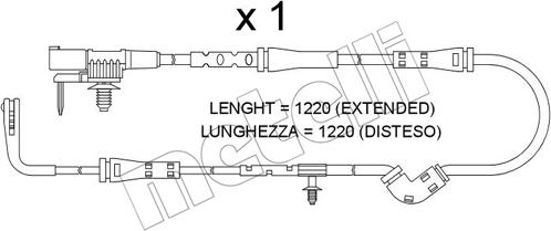 Metelli SU.386 - Kulumisenilmaisin, jarrupala inparts.fi