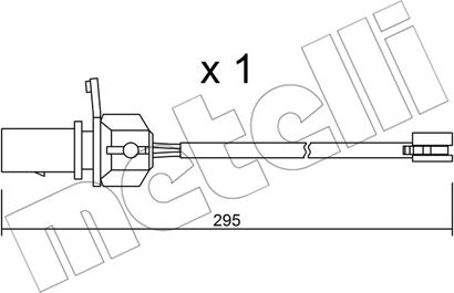 Metelli SU.331 - Kulumisenilmaisin, jarrupala inparts.fi