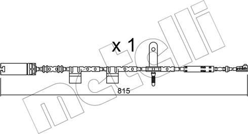 Metelli SU.324 - Kulumisenilmaisin, jarrupala inparts.fi