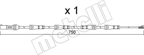 Metelli SU.373 - Kulumisenilmaisin, jarrupala inparts.fi