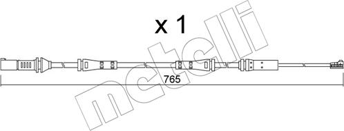 Metelli SU.372 - Kulumisenilmaisin, jarrupala inparts.fi