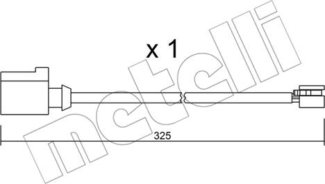 Metelli SU.271 - Kulumisenilmaisin, jarrupala inparts.fi