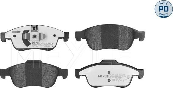 Meyle 025 249 1418/PD - Jarrupala, levyjarru inparts.fi