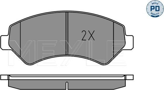 Meyle 025 244 6619-2/PD - Jarrupala, levyjarru inparts.fi