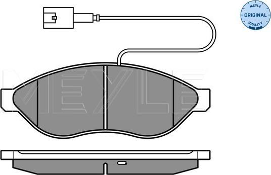 Meyle 025 244 6819/W1 - Jarrupala, levyjarru inparts.fi